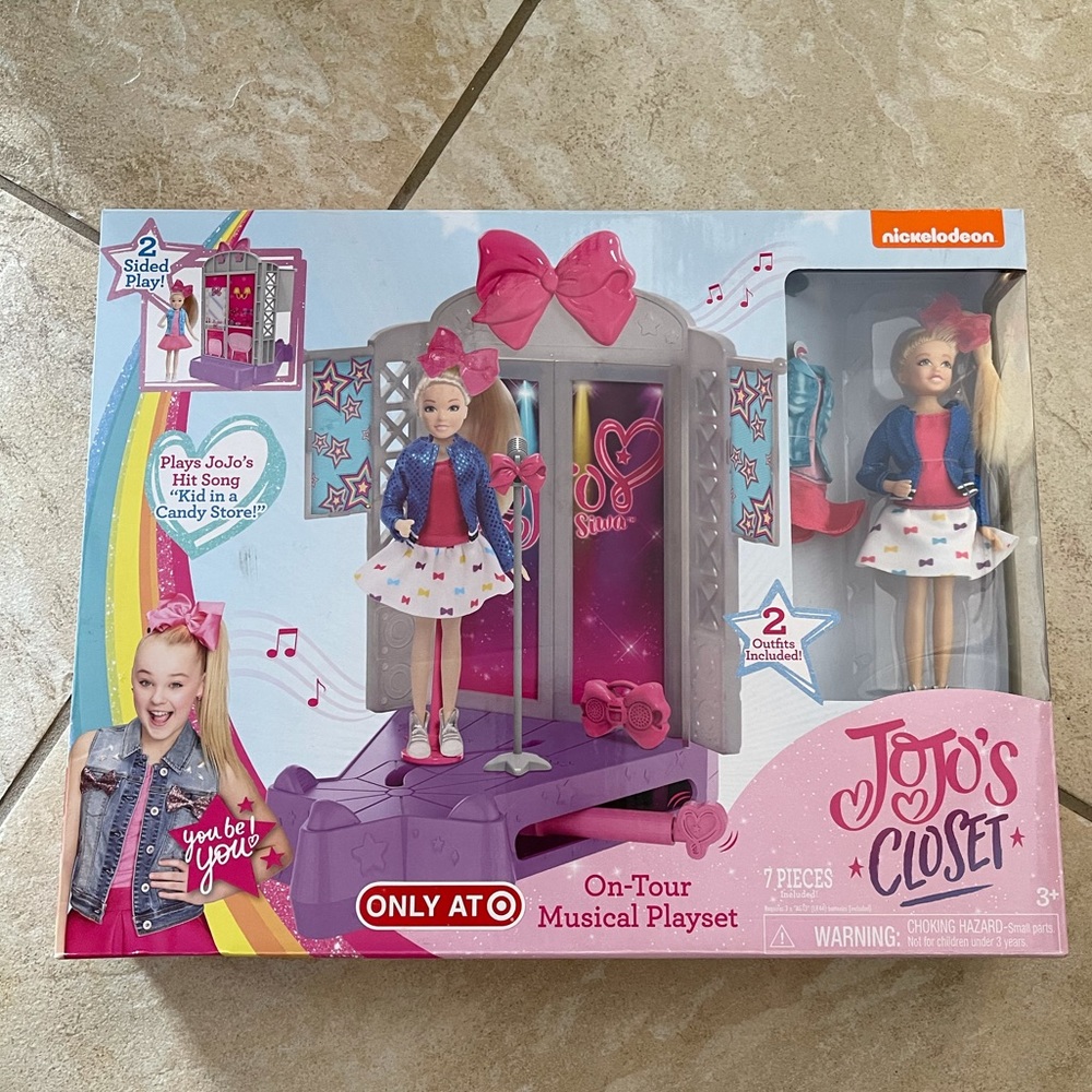 New JoJo Closet On Tour Musical Playset